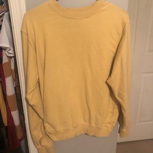 John galt/ BM yellow crew neck
